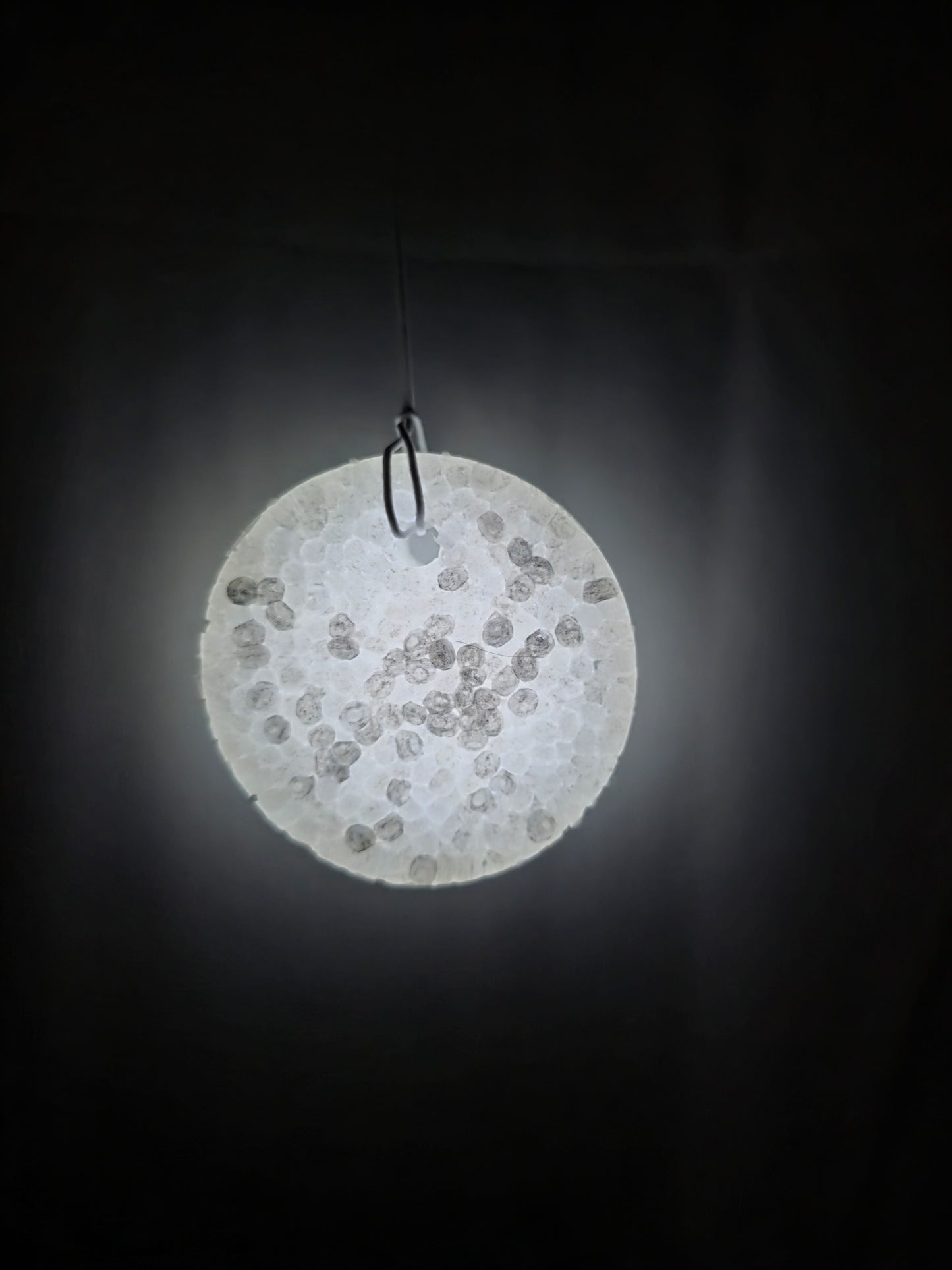 Real photo of moonlight glow